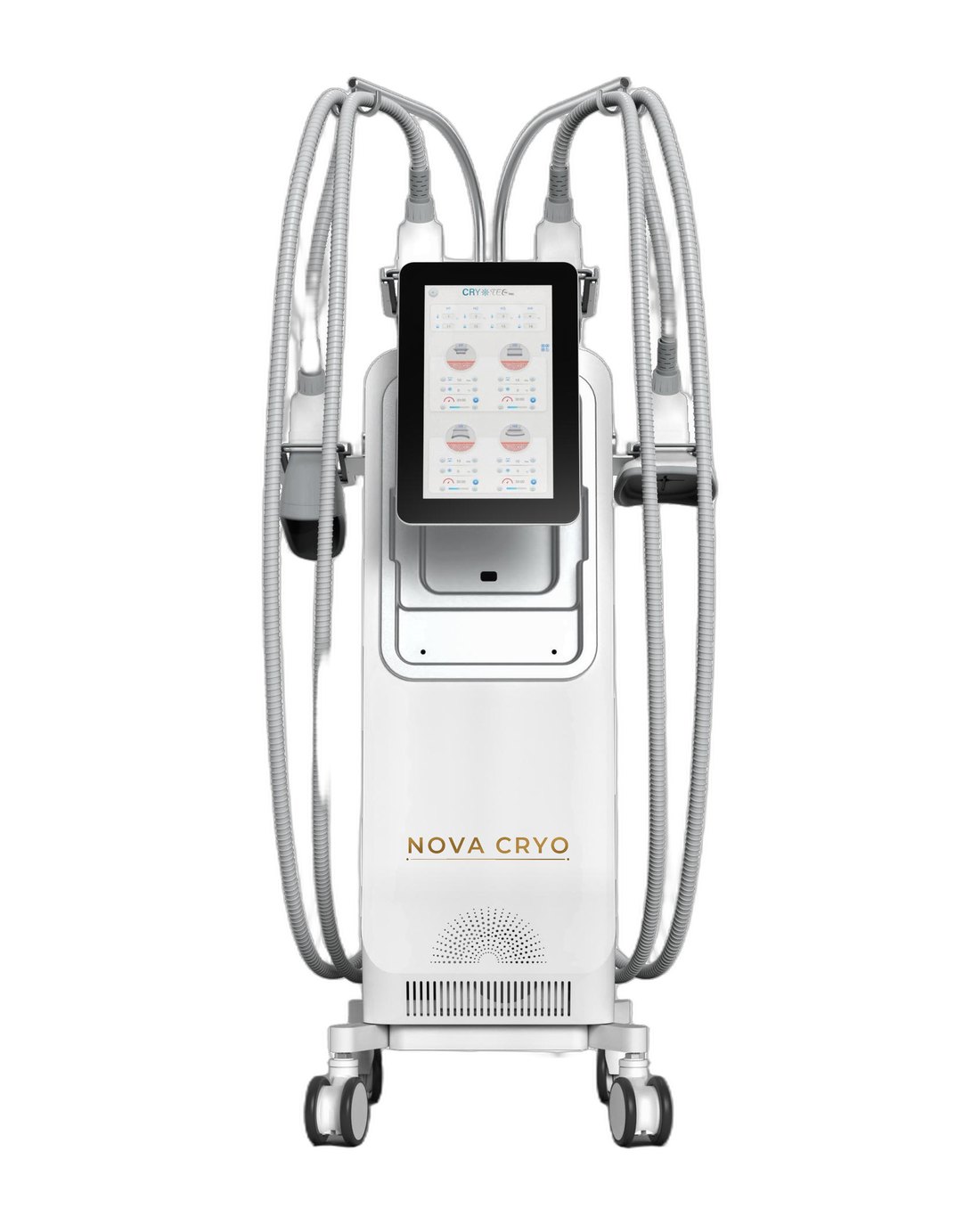 Nova Cryo, ecranul și aplicatoarele